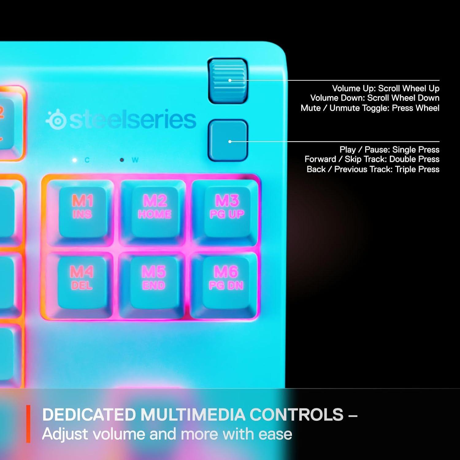Refurbished SteelSeries Apex 3 TKL Wired RGB Lighting Gaming Keyboard - Reebelo Australia