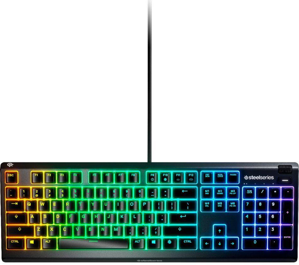 SteelSeries Apex 3 TKL Wired Gaming RGB Keyboard - Black