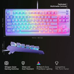 Refurbished SteelSeries Apex 3 TKL Wired RGB Lighting Gaming Keyboard - Reebelo Australia