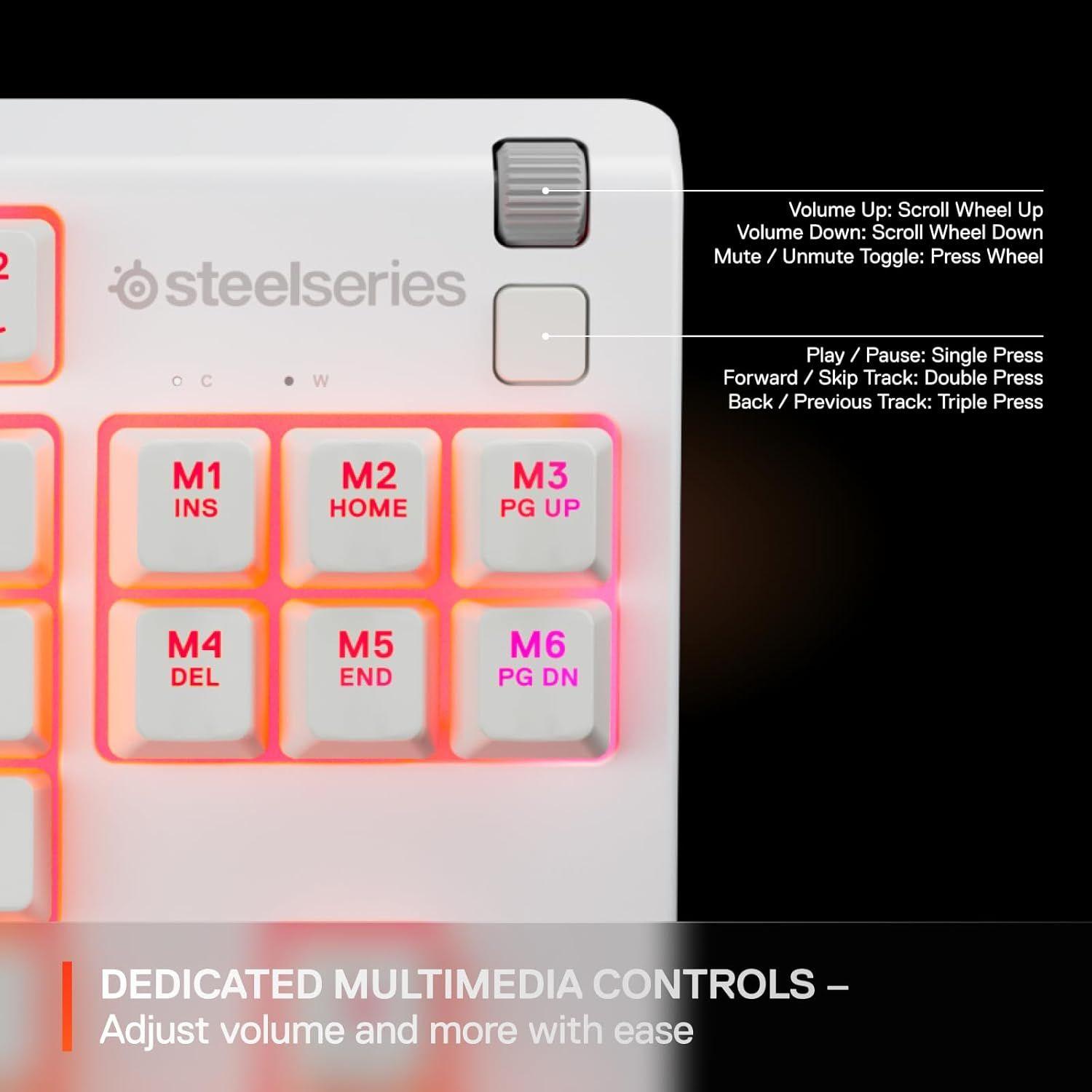 Refurbished SteelSeries Apex 3 TKL Wired RGB Lighting Gaming Keyboard - Reebelo Australia