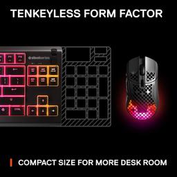 Refurbished SteelSeries Apex 3 TKL Wired RGB Lighting Gaming Keyboard - Reebelo Australia