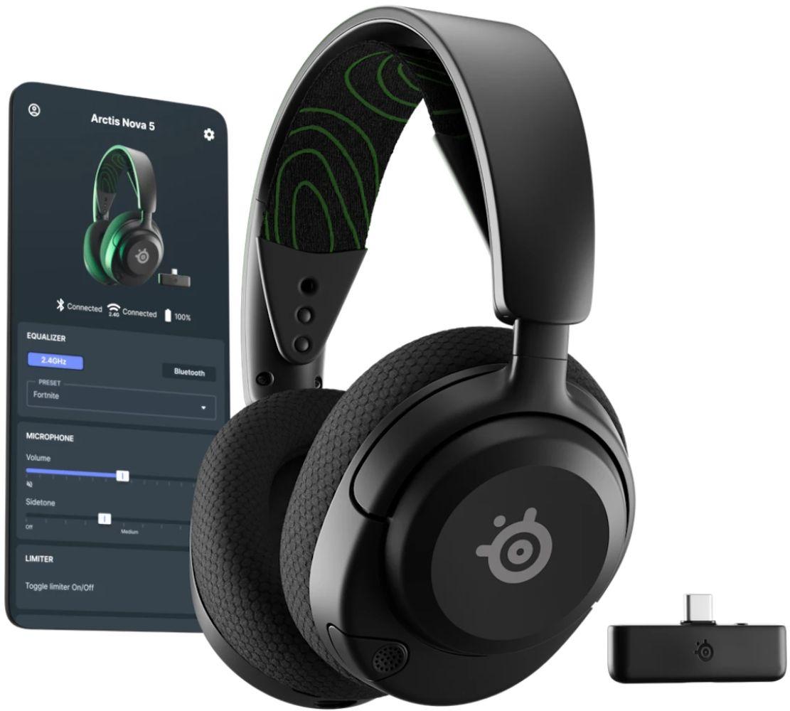 SteelSeries Arctis Nova 5X Wireless Gaming Headset - Black