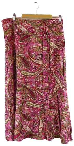 Sussan  Multi Midi Skirt 16 - Red - Excellent