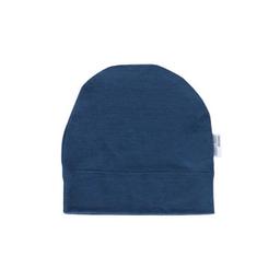 Sweet Cheeks Merino Baby Merino Beanie - Navy - 0-4 Months