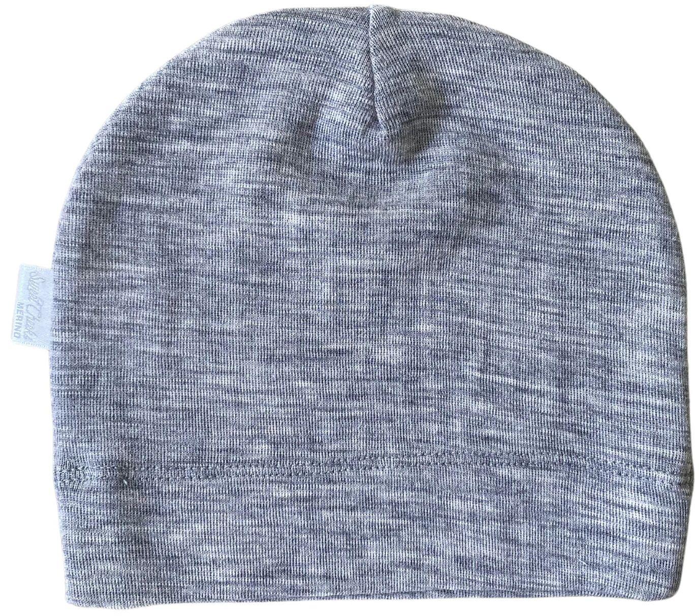 Sweet Cheeks Merino Kids Merino Beanie - Grey Marle - 5+ Years