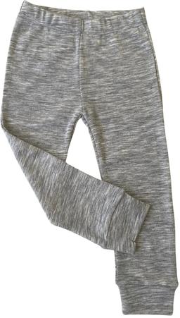 Sweet Cheeks Merino Kids Merino Leggings - Grey Marle - 2-3 Years