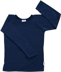 Sweet Cheeks Merino Kids Merino Long Sleeve Top - Indigo - 3-4 Years