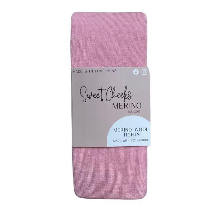 Sweet Cheeks Merino  Kids Merino Tights - Pink - Brand New - 1-2 Years