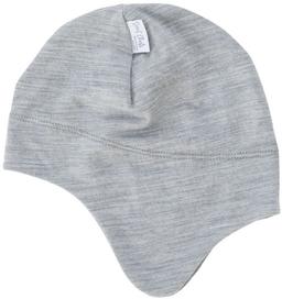 Sweet Cheeks Merino Snug Merino Beanie - Grey Marle - 0-4 Months