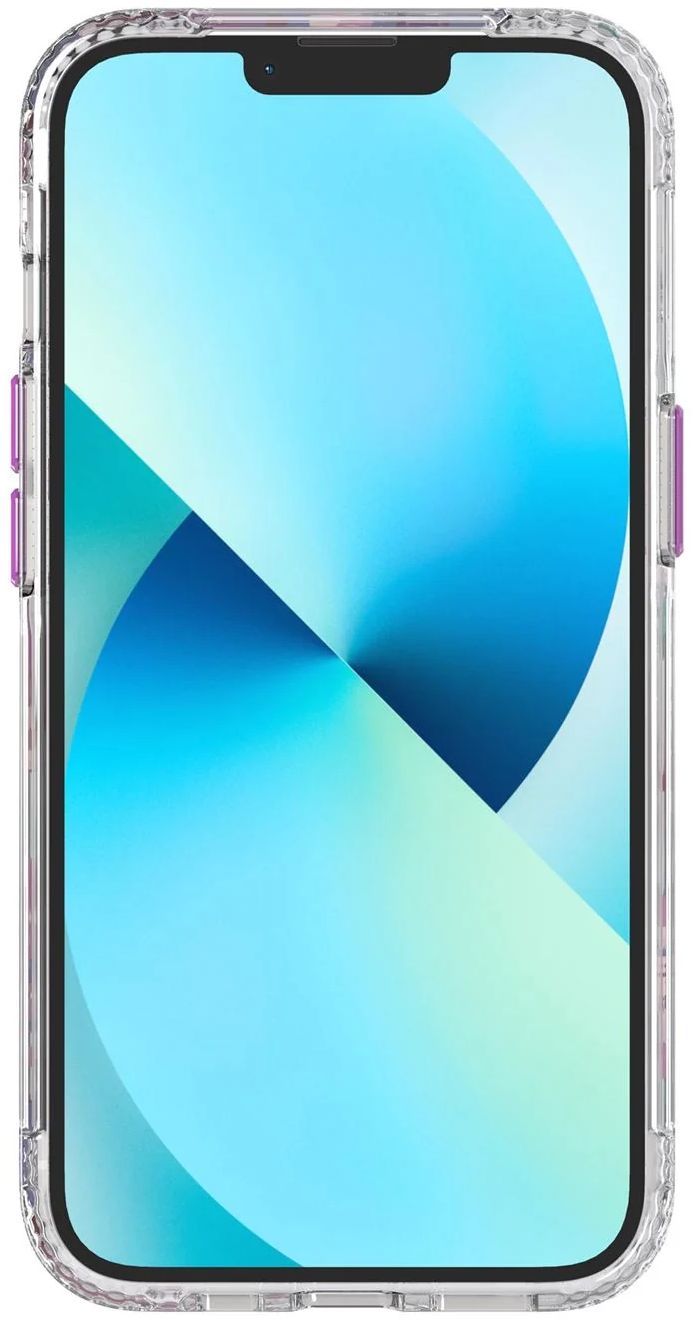 Tech21 EvoArt Phone Case for iPhone 13 - Purple Anemone