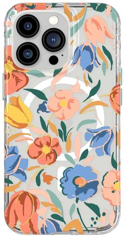 Tech21 EvoArt Phone Case for iPhone 13 Pro - Peach Tulips