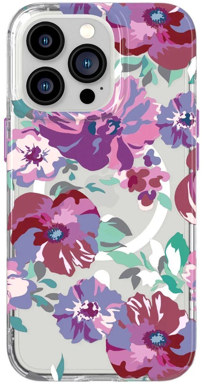 Tech21  EvoArt Phone Case for iPhone 13 Pro - Purple Anemone - Brand New