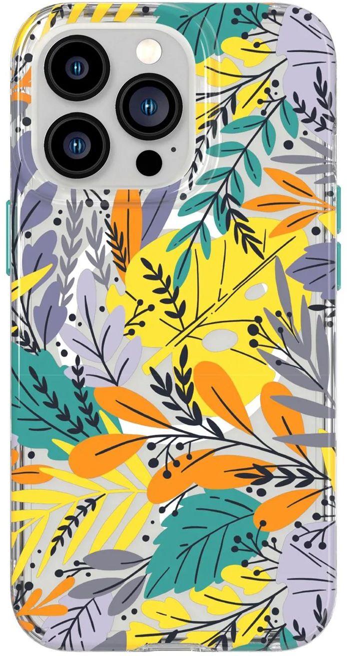 Tech21  EvoArt Phone Case for iPhone 13 Pro Max - Green Leaf - Brand New