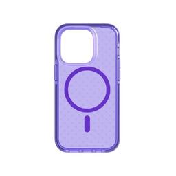 Tech21 EvoCheck Phone Case for iPhone 14 Pro (MagSafe) - Wondrous Purple