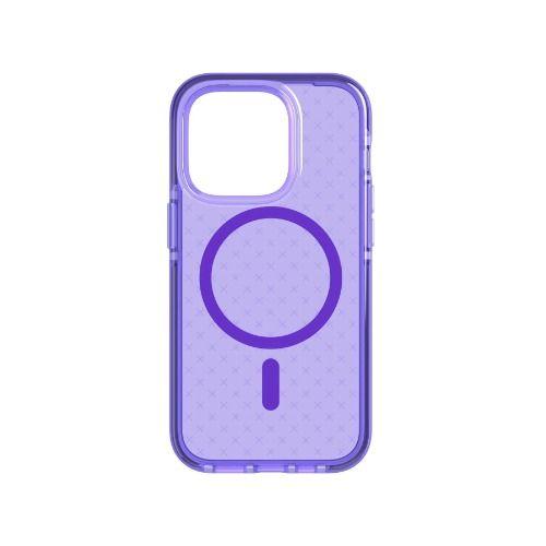 Tech21  EvoCheck Phone Case for iPhone 14 Pro (MagSafe) - Wondrous Purple - Brand New