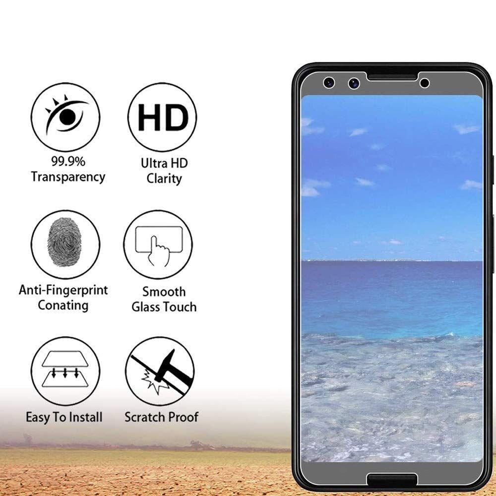 Tempered Glass Screen Protector for Google Pixel 3 - Clear