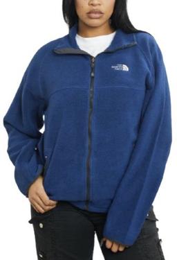 The North Face Full Zip Fleece Sweatshirt S - Blue