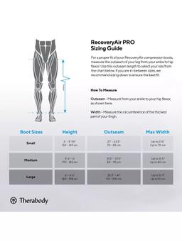 Therabody RecoveryAir Pro Compression Boots (Medium)