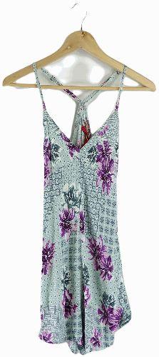 Tigerlily  Multi Printed Playsuit 8 - Blue - Excellent