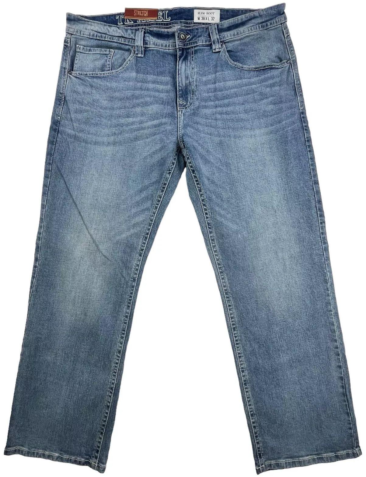 T.K. Axel Men's Slim Boot Stretch Jeans 32x32"