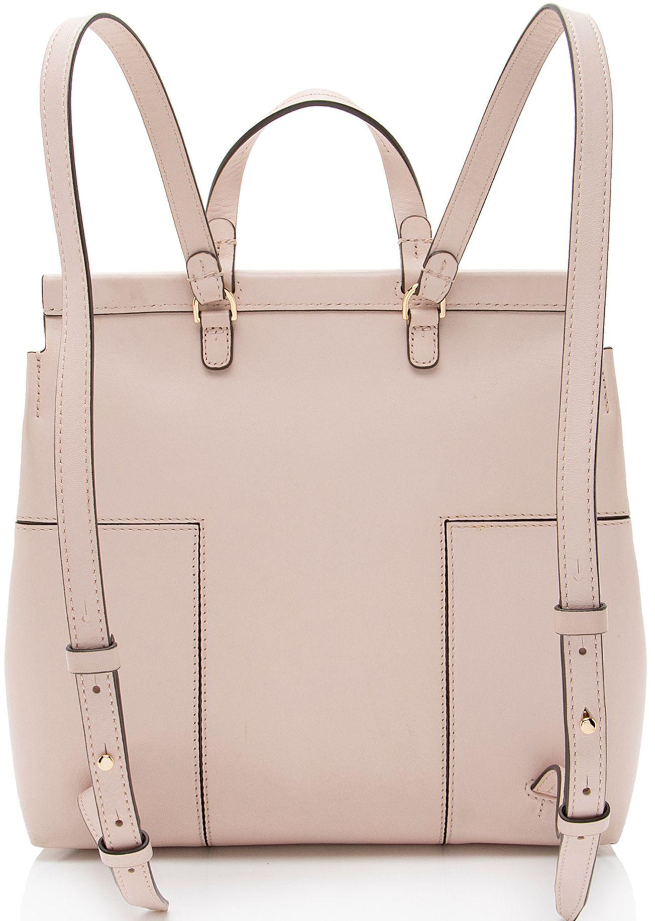 Tory Burch Leather Block T Backpack