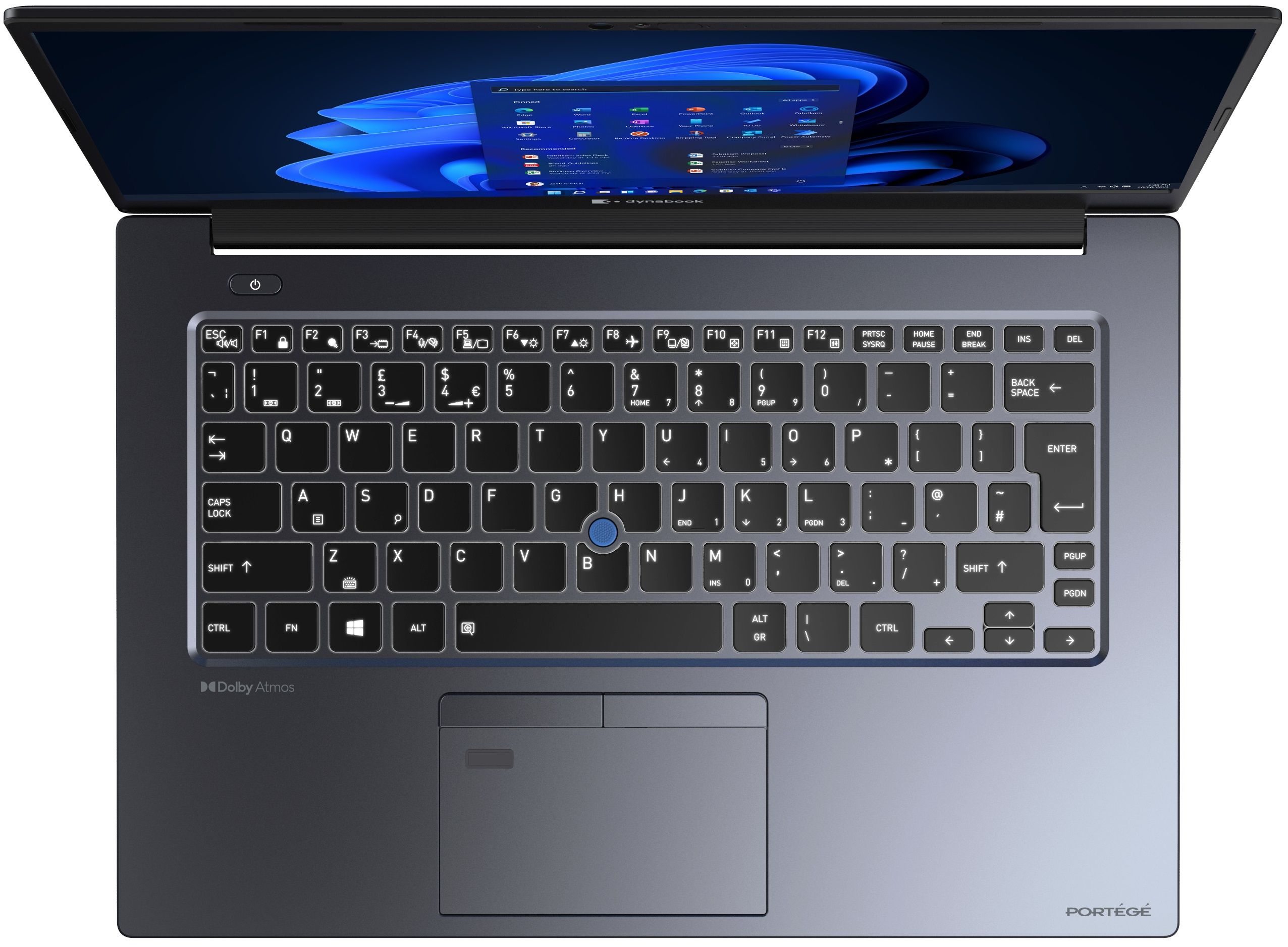 Toshiba Dynabook Portege X40-J Laptop 14" - Mystic Blue - Intel Core i7-1165G7 2.8GHz - 16GB RAM - 256GB