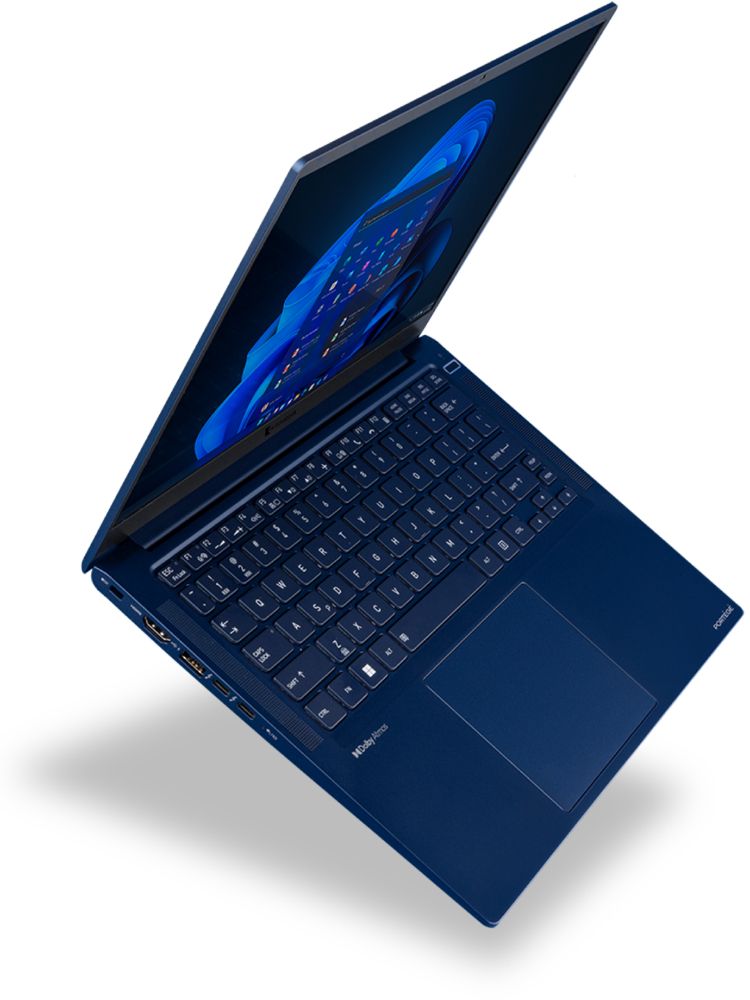 Dynabook Portege X40L-K Laptop 14" - Tech Blue Metallic - Intel Core i7-1370P vPRO 1.9GHz - 32GB RAM - 512GB