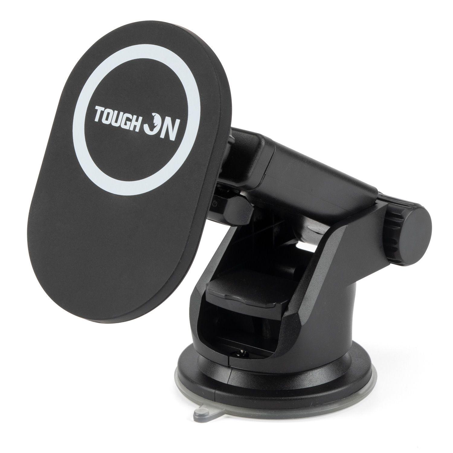 Tough On  15W Wireless Magnetic Universal Car Mount - Black - Brand New