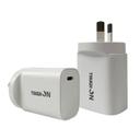 Tough On  20W Wall Charger USB C Fast Charge PD 3.0 - White - Brand New