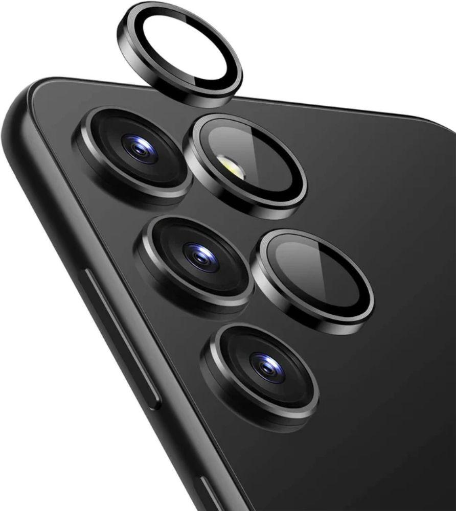Tough On  Camera Lens Protector for Galaxy S24+ - Black - Brand New