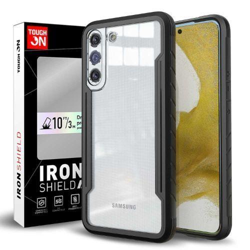 Tough On  Iron Shield Phone Case for Galaxy S22 5G - Black - Brand New