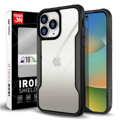 Tough On Iron Shield Phone Case for iPhone 14 Pro Max - Black