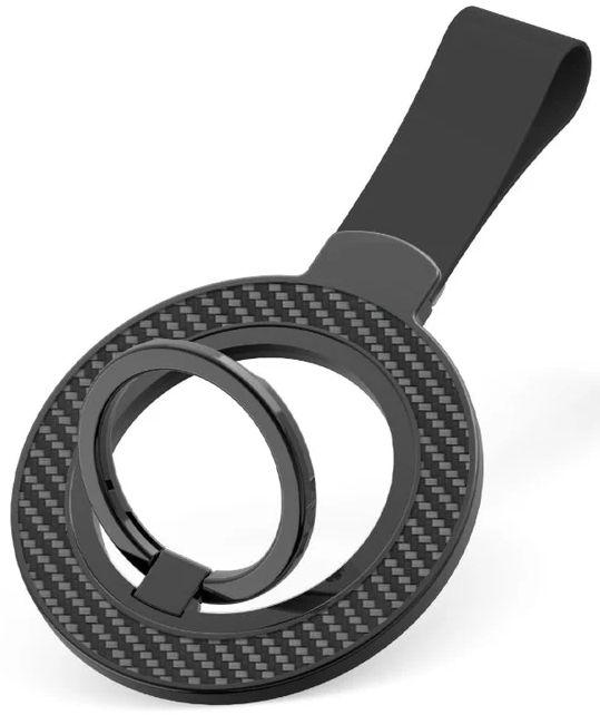Tough On  Magnetic Phone Grip Holder with Kickstand - Black - Brand New