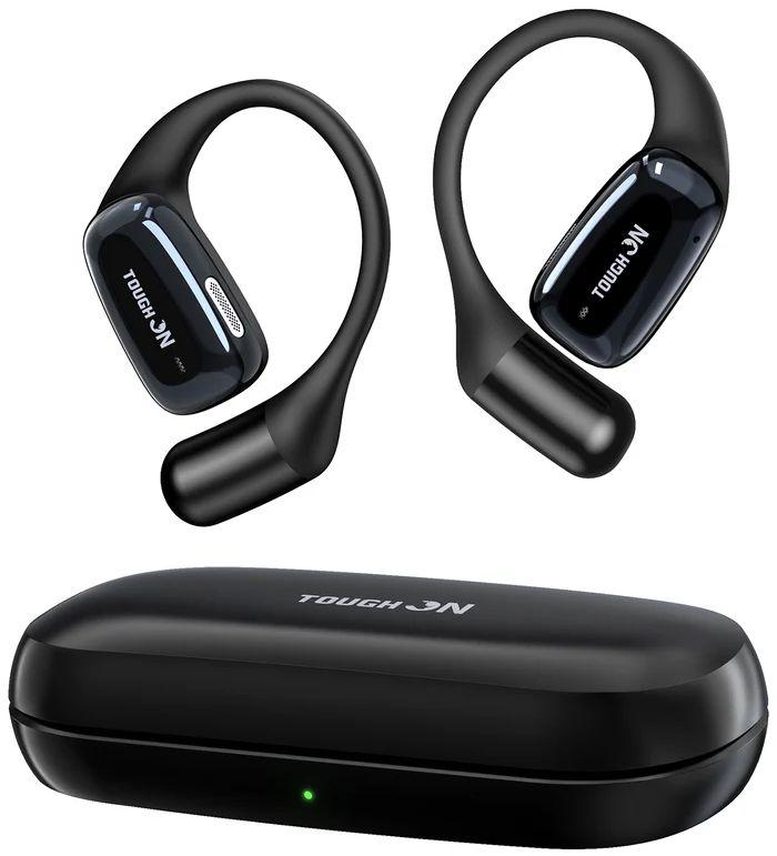 Tough On  Open-Ear Headphones - Black - Brand New