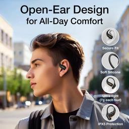 Tough On Open-Ear Headphones - Black