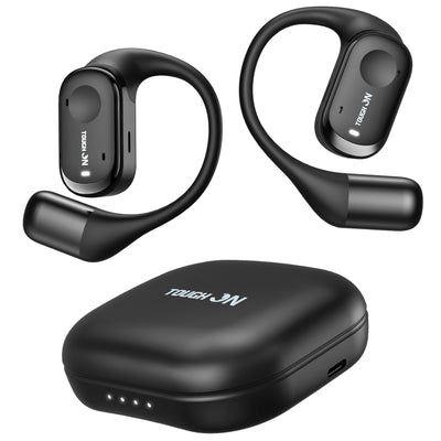 Tough On  OpenPlus Open-Ear Headphones - Black - Brand New