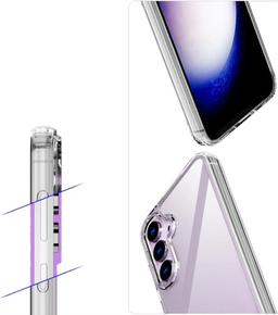 Tough On Phone Case Clear Air for Galaxy S24 - Clear