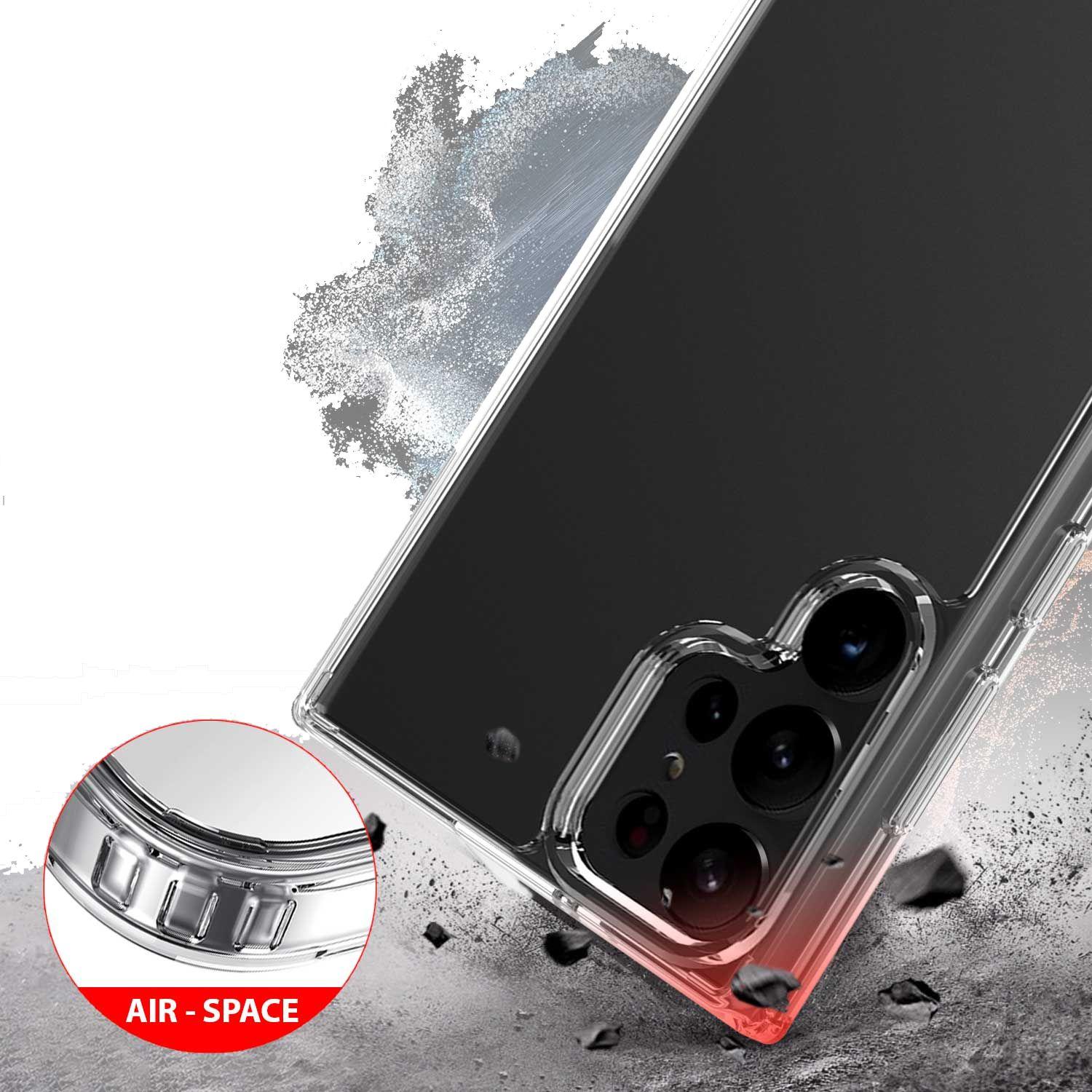 Tough On Phone Case Clear Air for Galaxy S24 Ultra - Clear