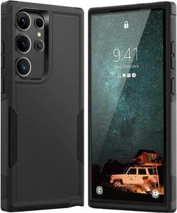 Tough On Phone Case Heavy Armor for Galaxy S24 Ultra - Black