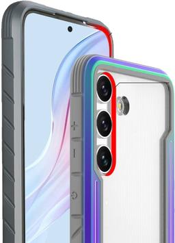 Tough On Phone Case Iron Shield for Galaxy S24 - Iridescent