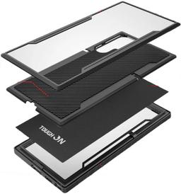 Tough On Phone Case Iron Shield for Galaxy S24 Ultra - Carbon Fiber