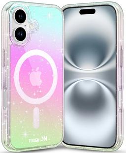 Tough On Phone Case Tough for iPhone 16 Plus - Glitter Iridescent