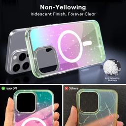 Tough On Phone Case Tough for iPhone 16 Pro - Glitter Iridescent