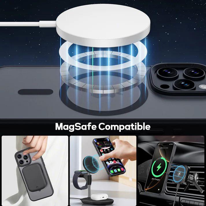 Tough On Phone Case With MagSafe for iPhone 16 Pro - Matte Black