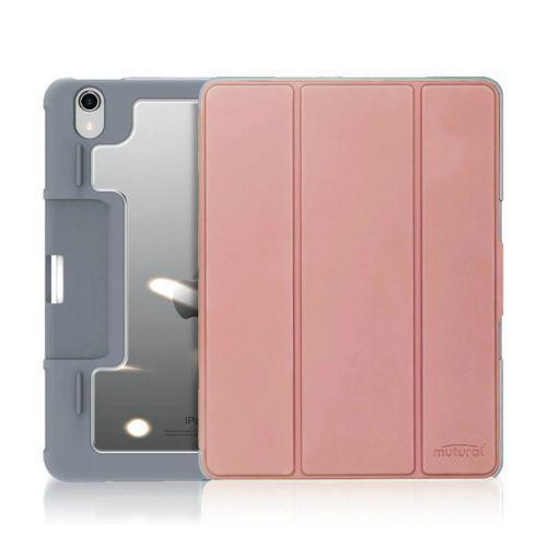 Tough On  Smart Clear Cover iPad Case for iPad Mini 7 / Mini 6 - Rose Gold - Brand New