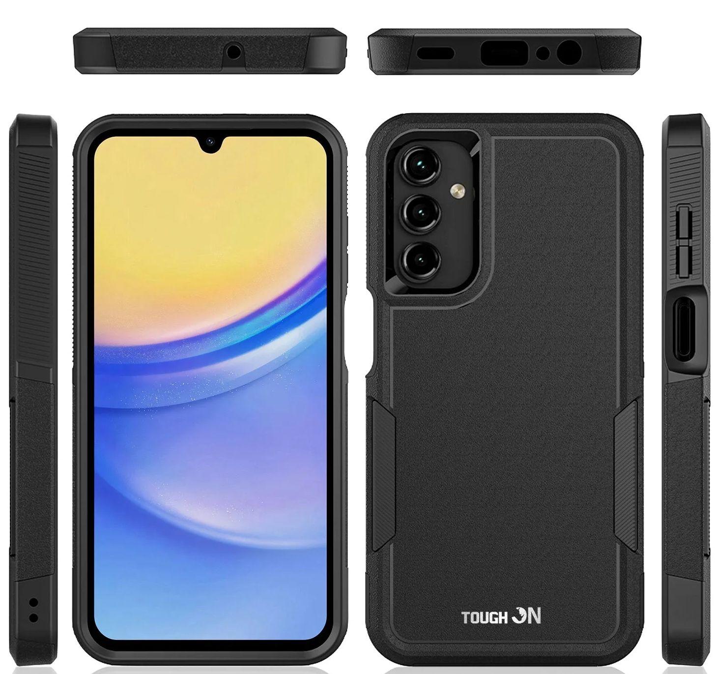 Tough On Tough Armor Phone Case for Galaxy A15 (5G) - Black