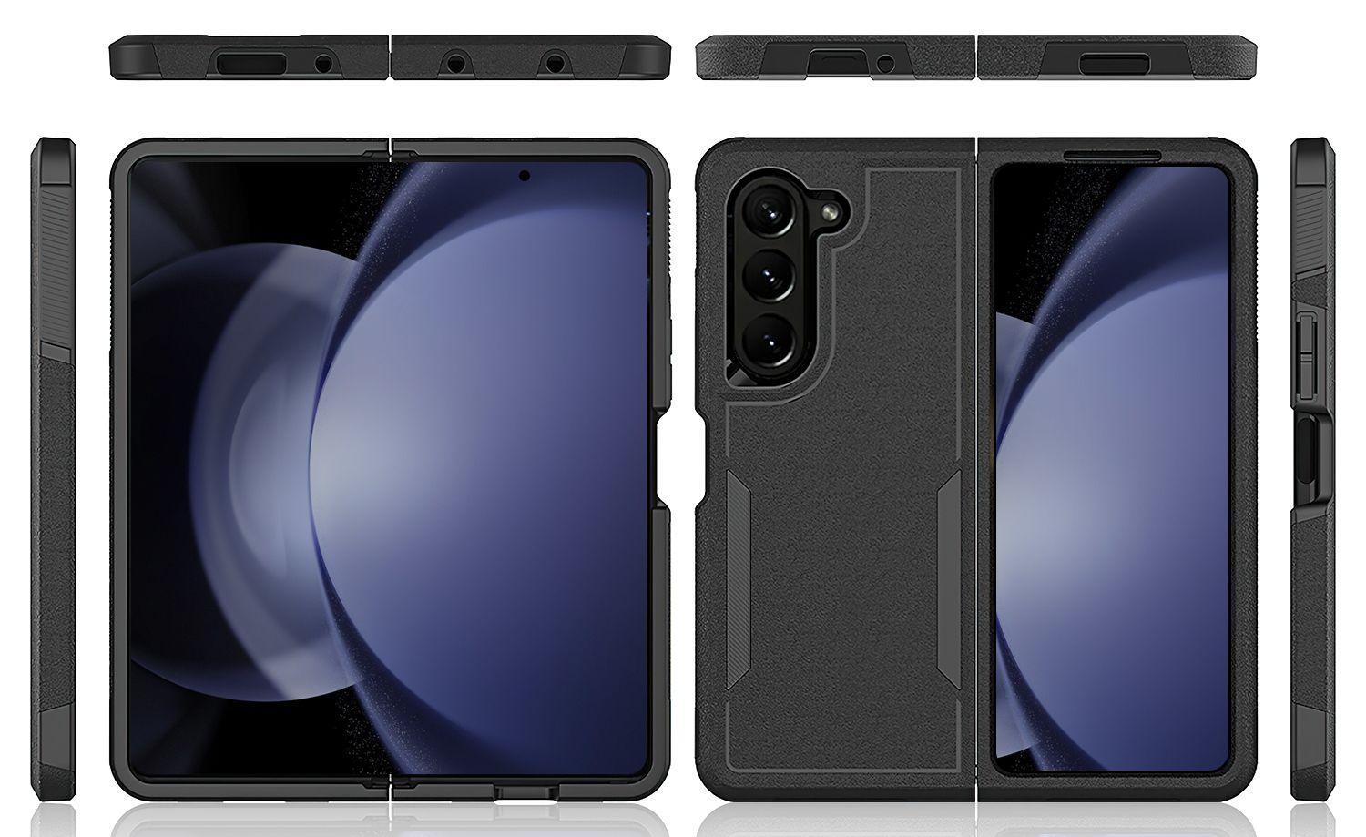 Tough On Tough Armor Phone Case for Galaxy Z Fold5 (5G) - Black