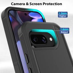 Tough On Tough Armor Phone Case for Google Pixel 9a - Black