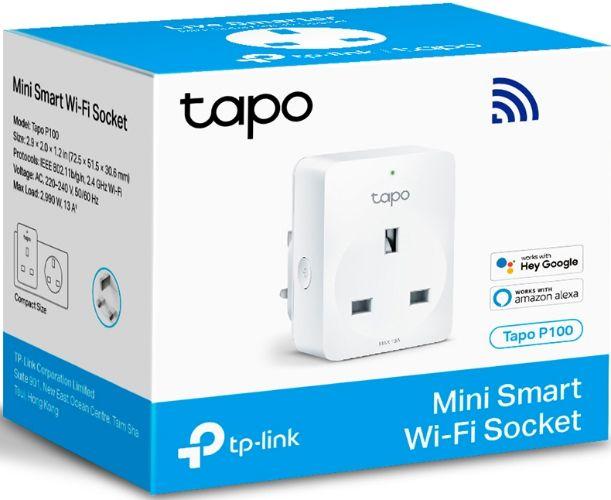 TP-Link (Tapo P100) Mini Smart Wi-Fi Socket - White