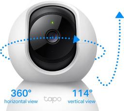 TP-Link Tapo TC71 Pan/Tilt Home Security Wi-Fi Camera - White